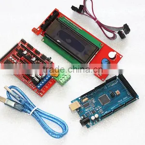 the Newest Products 3d Printer Delta Mega2560 5x A4988 Round PCB Heated Bed LCD 2004 Kit 3d Printer Reprap thumbnail-4