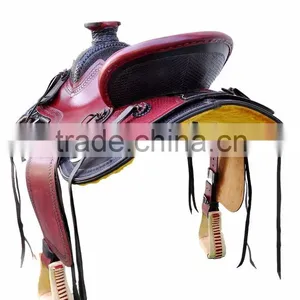 New Horse Western Pleasure Saddle Premium Quality WS131 thumbnail-3