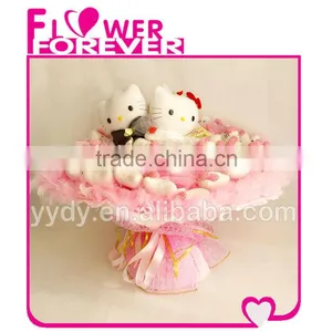 Novelty Product Hello Kitty Flower Valentine Gift for Her thumbnail-1