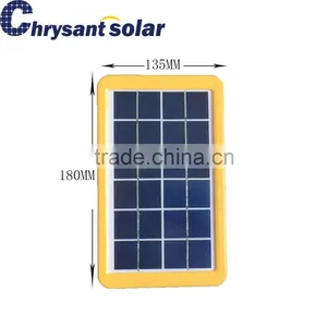 3W Portable Solar Lighting System Kit for Camping thumbnail-4