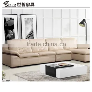 Wholesale Living Room Furniture Modern Leather Sofa thumbnail-1