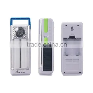 Small Portable Led Solar Torch With Dry Battery Cabin Set Cool Solar Emergency Flashlight JA-1963 thumbnail-1
