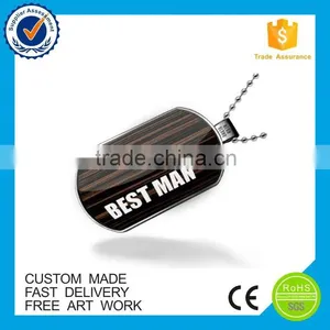 Custom Engraved Dog Tag,souvenir Gift Black Enamel Skull Dog Tags thumbnail-2