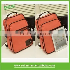 Stylish Khaki Canvas Backpack thumbnail-1