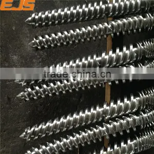 TWIN SCREW BARREL / PLASTIC EXTRUDER MACHINE SPARE PARTS for PVC/PE thumbnail-1