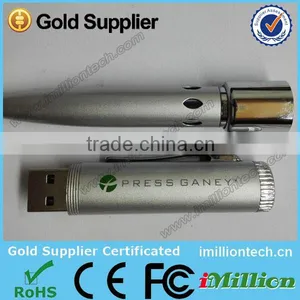 Wholesale Hot Selling Pen Usb Flash Drive no Case , Bulk 2gb Flash Drive Usb, Print Your Own Logo Pendrive With Gift Box thumbnail-1