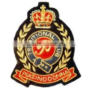 Hand Embroidered Badges , Emblems , Crest , Insignias , Patches thumbnail-1