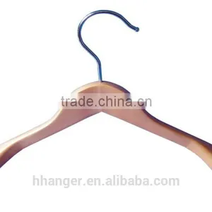The HEAD Natural Wooden Suit Hanger With / Without Notches, Rubber Coated Soft Anti Slip Finishing , Basic Style Coat Hanger thumbnail-4