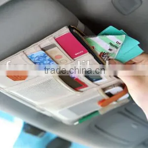 Good Design Car Sun Visor Shield Board Storage CD Case Card Bag thumbnail-6