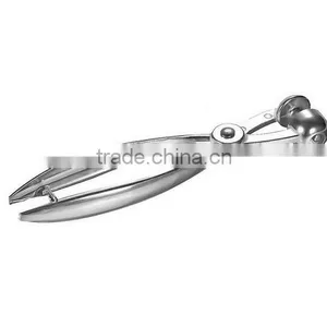Stainless Steel Cherry Pitter Olives Pits Stoner Removal Core Easy Squeeze Grip Kitchen Tool thumbnail-4