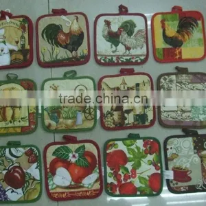 Walmart Design Pot Holder Set American Oven Mitten Single Coffee Design Insulated Hot Pot Set thumbnail-1