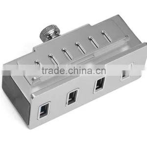 High-speed 4-Port USB 3.0 Hub With LED Indicators and Easy to be Fixed on the PC or Table thumbnail-2