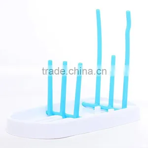 Custom BPA Free Colorful Plastic Drying Rack for Baby Water Bottle thumbnail-2