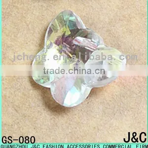 14mm Crystal ab Butterfly Shape Crystal Pendant thumbnail-1