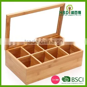 High Quality Hot Selling Bamboo Tea Box,tea Bag Box ,wood Tea Box thumbnail-6