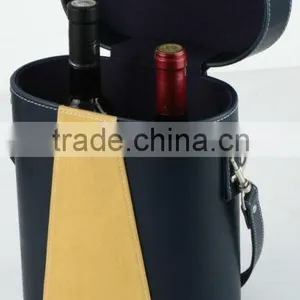 Portable High Quality Leather Wine Box thumbnail-4