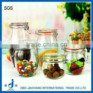 Airtight Glass Vacuum Food Containers With Sealed Rubber Lids thumbnail-1
