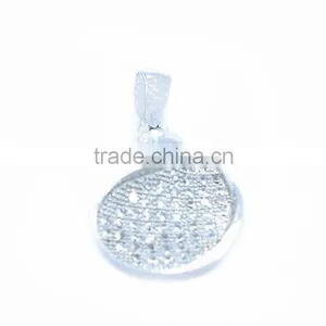 Popular Sterling Silver Set Tiny CZ Mirco Pave Setting Simple and Beautiful thumbnail-2