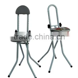 2012 Folding Useful Small Mesh Ironing Chair CH-IR & Ironing Board thumbnail-1