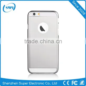 Free Sample Mobile Phone Mirror Electroplating Back Cover Anti-scratch Hard PC Protective Case for IPhone 6/6s Plus thumbnail-2