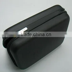 GC- Black Hard Metal Puller WaterProof Storage Eva Travel Bags for Electronics thumbnail-3