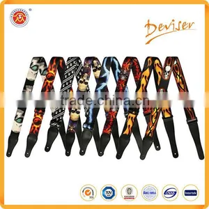Professional Custom Personalized Design Guitar Strap With Leather Ends Manufacturer thumbnail-1