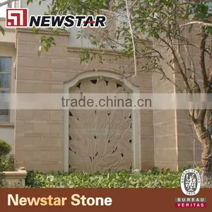 Newstar Customized Natural Beige Sand Stone Wall Cladding thumbnail-1
