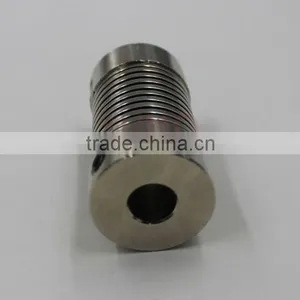 YUMO (LP D27 L50 10X10) Aluminium Shaft Couplings Spring Bellows Encoder Couplings thumbnail-5