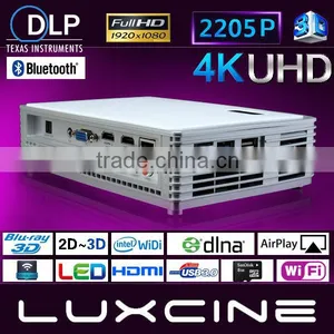 Hot Seller !!! Z2000SD 2205P Android Smart Blu-ray 3D tv Projector thumbnail-1