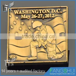 Factory Direct Supply Metal Army Badges Cheap Wholesale thumbnail-1