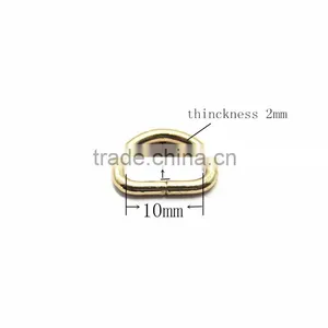 New Design Small Metal D- Ring For Handbags thumbnail-2