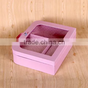 Fancy Suitcase Shaped Baby Clothes Transparent Gift Box thumbnail-4
