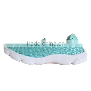 Your Own Logo Women Shoes Casual,make Your Own Shoes,elastic Woven Shoes thumbnail-1