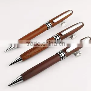 Fashion Twisted Wooden Ball Pen ,metal Ball Pen ,good Quality Gift Pen thumbnail-1