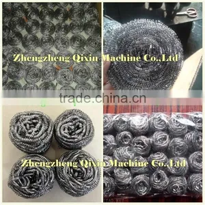 Factory Price QIXIN Clean Ball Machine / Cleaning Ball Machine / Cleaning Scourer Making Machine thumbnail-2