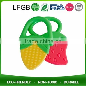 BPA Free Food Grade Silicone Baby Teether Baby's First Biscuit thumbnail-4