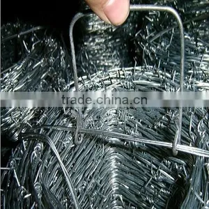 Double Twist Galvanized Barbed Wire thumbnail-1