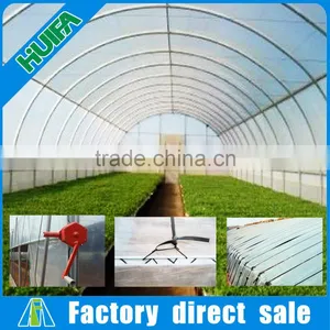 Economical Galvanized Steel Truss Single Tunnel Greenhouse With Accessories thumbnail-5