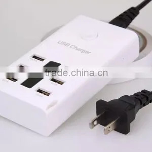 7.2A 6 Port Smart USB Desktop Charger Station thumbnail-3