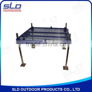 Fishing Tackle Carriers Platform With Single Wheel With Adjustable Leg thumbnail-3