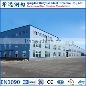 France Wide Span Prefabricated Steel Structural Workshop Building thumbnail-3