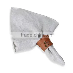 Personalized Handmade Color Painted Decorative Poly Resin Flower Pot Napkin Ring thumbnail-1