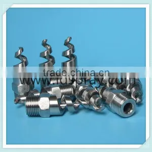 3/8" Stainless Steel SS SPJT Full Cone Spiral Nozzle With 170 Degree(17040) thumbnail-1