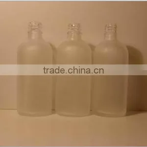 The New 50ml Clear Frost Glass Bottle, Transparent Frost Glass Bottle 30ml thumbnail-1