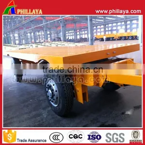 2017 New Model China Semi Trailer Type and High Tensile Steel Material 2 Axles Heavy Duty Low Bed Tow Dolly Trailer for Sale thumbnail-5