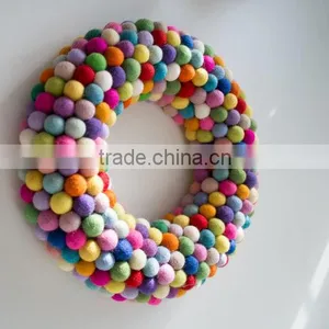 2016 Christmas Decoration Wool Felt Balls thumbnail-2