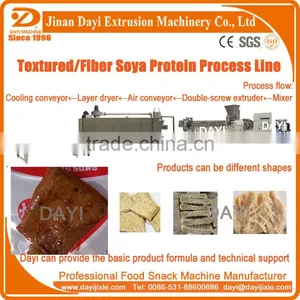 Soyabean Protein Food Extruder/Fiber Soyabean Protein Food Making Produciton Line/Soybean Textruder Protein Extruder thumbnail-1