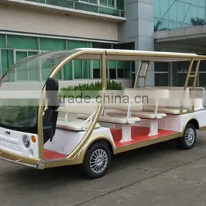 Factory Direct Sale Good Quality Resort Tourist Electric Bus thumbnail-3