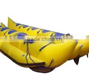 (ce) Pvc Material 8 Persons Water Banana Inflatable Boat thumbnail-1