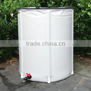 Garden Pvc Rain Water Barrel, Flexible Rainwater Barrel 250liter thumbnail-5